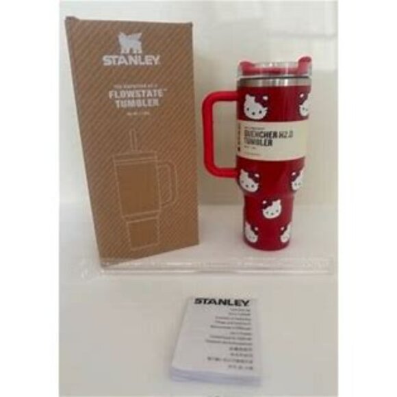 Hello Kitty Stanley, 40oz! Red with glitter! - Picture 2 of 4